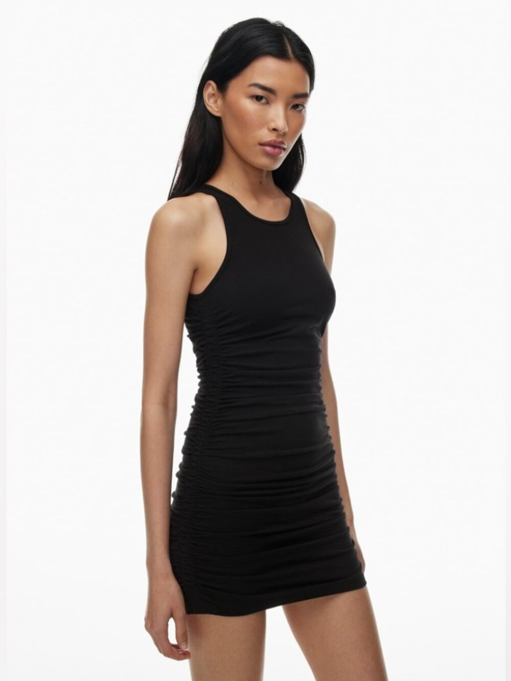NEVER WORN - Aritizia Tna Chill Malibu Ruched Mini Dress